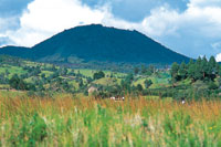 Cerro El Campanero, en las cercanas de la laguna de La Cocha.