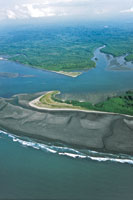 Bocana del ro Iscuand en el litoral Pacfico.