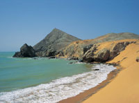 Las playas de dunas son las encargadas de proteger la reserva de arena y las áreas terrestres, como ocurre en la región de la Alta Guajira.