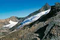 Picos con masas glaciares en la Sierra Nevada del Cocuy.