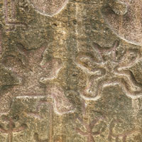 Piedra pintada, en Aipe, importante centro donde los indgenas realizaban el trueque.