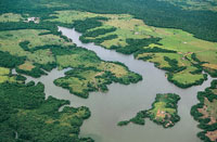 Represa cerca de Barrancabermeja.