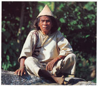 El grupo indgena Kogui ha conservado fielmente su ancestro cultural.